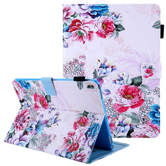 iPad Air 3 Case, iPad Pro 10.5" Case, Allytech PU Leather Folio Flip Smart Case Cover Auto Sleep Wake Anti-Scratch Multi Angle Kickstand Wallet Case for Apple iPad Air 3st Gen, Pro 10.5",Rose