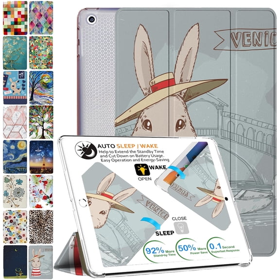 iPad Air 3rd Gen 10.5" 2019 TPU Cover A2152 A2123 A2153 A2154 MUUL2LL/A MUUK2LL/A MUUJ2LL/A MUUT2LL/A MUUR2LL/A MUUQ2LL/A MV172LL/A MV162LL/A MV152LL/A MV1G2LL/A MV1F2LL/A Cartoon Bunny Hat