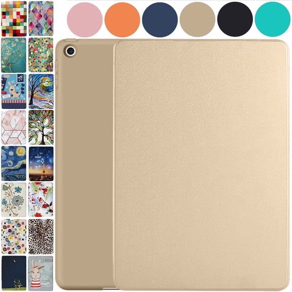 iPad Air 3rd Gen 10.5 Inch 2017/2019 [ PRO 10.5 Air 3 ] A1701 A1709 A1852 A2152 A2123 A2153 A2154 Full Body Protective Soft Back Cover with Wake/Sleep Feature - Gold