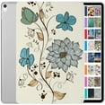 thumbnail image 1 of iPad Air 3rd Gen 10.5 Inch 2017/2019 [ PRO 10.5 Air 3 ] A1701 A1709 A1852 A2152 A2123 A2153 A2154 Printed Slim Hard Shell Protective Stand Cover - Watercolor Flowers, 1 of 8