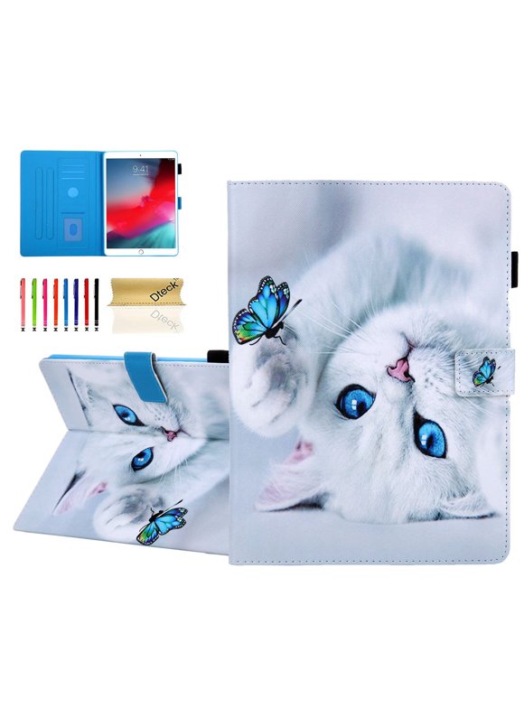 iPad Air 3rd Generation Case, iPad Pro 10.5 Case, Dteck PU Leather Folio Smart Cover with Auto Sleep Wake Stand Wallet Case For Apple iPad Air 3/ iPad Pro 10.5 inch, Cat
