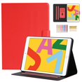 thumbnail image 1 of iPad Air 3rd Generation Case, iPad Pro 10.5 inch Case, Dteck Slim Fit PU Leather Magnetic Flip Case Buitl-in Card Slots Auto Wake Sleep Cover For 10.5 inch iPad Air 3rd / iPad Pro, Red, 1 of 8