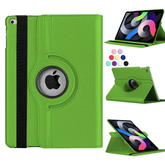 iPad Air 4 10.9 Inch 2020 / Pro 11 inch (2019) Rotating Folio Case - 360 Degree Rotating Stand Cover with Auto Sleep/Wake for iPad Air 4th Generation, Green