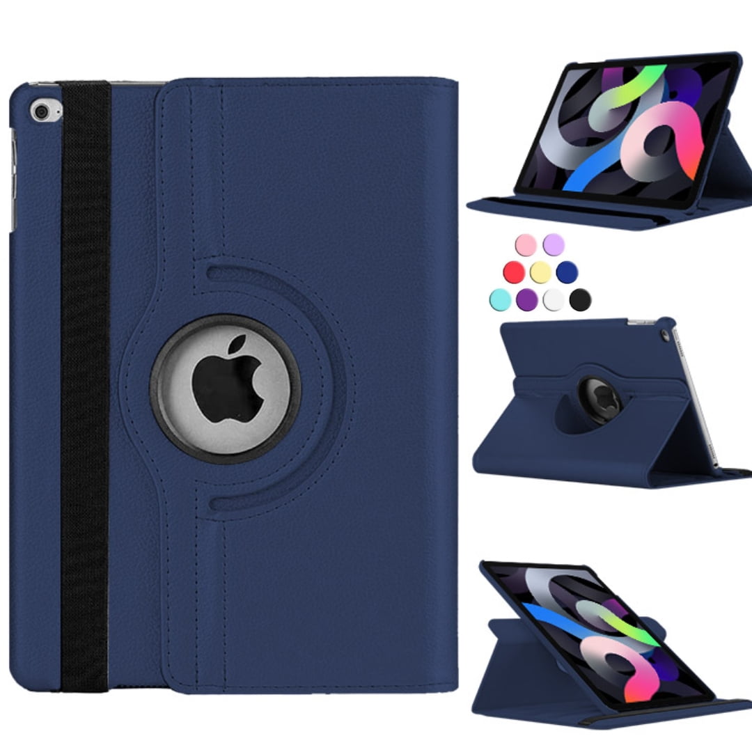 iPad Air 4 10.9 Inch 2020 / Pro 11 inch (2019) Rotating Folio Case - 360  Degree Rotating Stand Cover with Auto Sleep/Wake for iPad Air 4th Generation,  Red 