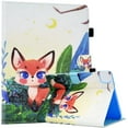 thumbnail image 1 of iPad Air 4 Case 10.9 Inch, iPad Pro 11 Case, Premium Leather Folio Stand Wallet Kids Case with Auto Sleep/Wake for Apple iPad Air 4 2020/iPad 10.9/iPad Pro 11 2021/2020/2018,Little Fox, 1 of 7