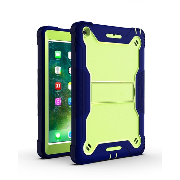 iPad Air 4 Case, iPad Pro 11 inch 2020 Case, Kickstand, Solid Impact Protective Multiple Layers Styus Slot New (DFAP)for iPad Air 4 Case iPad Pro 11 2020 Case Blue/Green