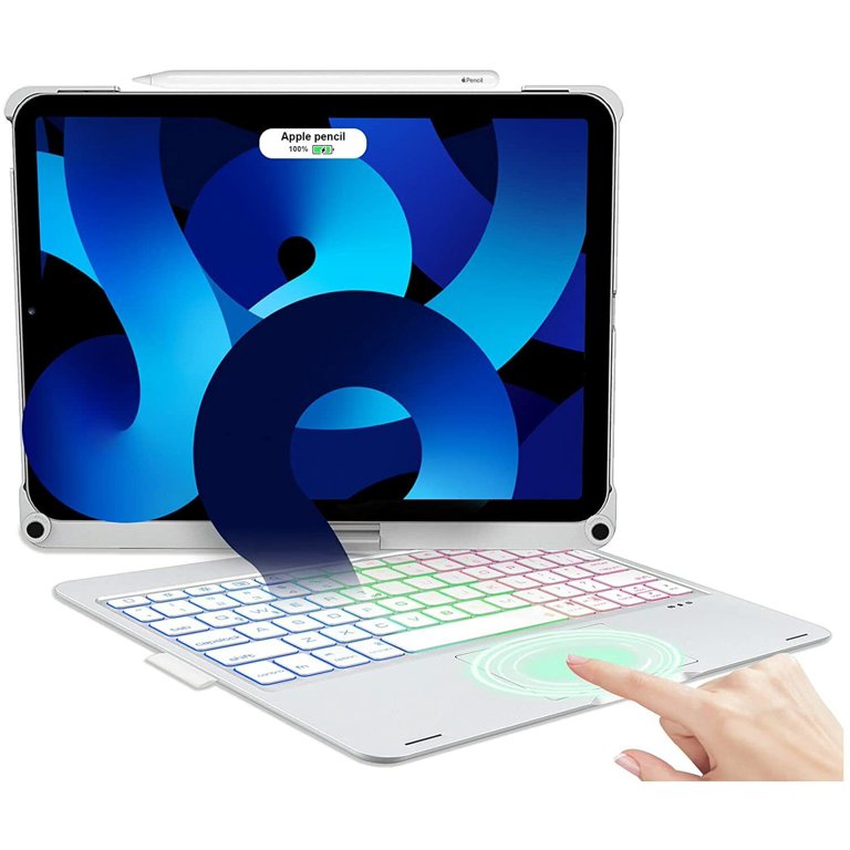 iPad Air 4 Gen 10.9 inch 2020 Keyboard Case - 7 Color Touchpad