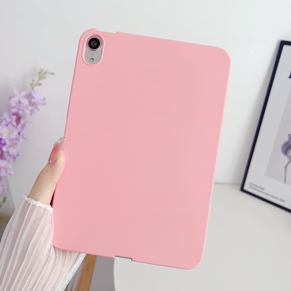 for iPad Air 4th Generation 10.9" 2020 Frosted Case, Slim Fit Lightweight Design Matte TPU Rubber Soft Skin Silicone Shockproof Protective Back Case Cover for iPad Air 4th Gen - Pink