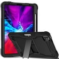 thumbnail image 1 of iPad Air 5 4 10.9" Case, iPad Pro 11 Case, Allytech Heavy Duty Shockproof Rugged Full Body Protective Case Impact Defender Hard Kickstand Cover for Apple iPad Air 5th 4th Gen, iPad Pro 11, Black, 1 of 8