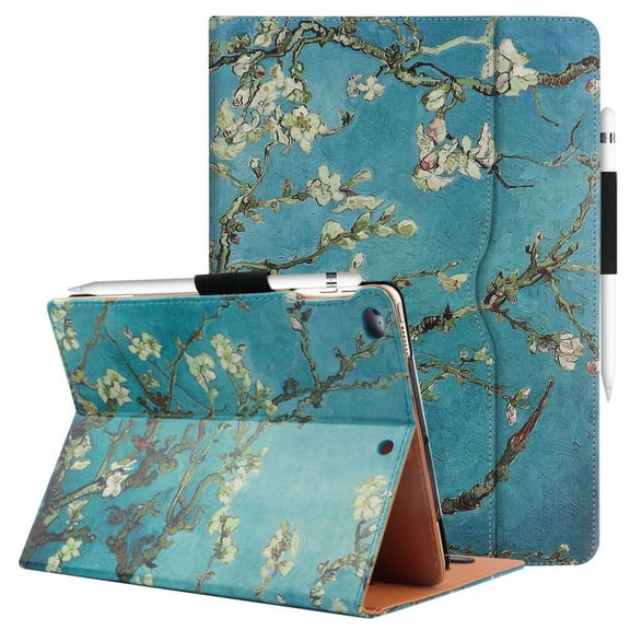 iPad Air 5th/4th Generation Case 2022/2020,iPad 10.9 inch Case Cover with Multi-Angle Viewing Folio Cover, Auto Wake/Sleep for Air 10.9" - A2588, A2589, A2591, Pearflower