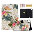 thumbnail image 1 of for iPad Air 6th 11" 2024 M2 Case, Pattern PU Leather Full Body Protective Adjustable Stand Cover with Card Pocket Folio Flip Cover for iPad Pro 11 2022/2021/2020/2018/Air 4/Air 5, Golden Pineapple, 1 of 7