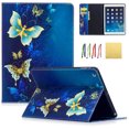 thumbnail image 1 of iPad Air Case, Allytech PU Leather Lightweight Stand Cover Wallet Case with Card/ Cash Slots for Apple iPad Air 1st (Model:A1474 A1475 A1476), Blue Butterfly, 1 of 6