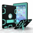thumbnail image 1 of iPad Air Case, Dteck Shockproof Three Layer Hybrid Rugged Heavy Duty Kickstand Anti-Slip Cover For iPad Air 1st Genration, 1 of 3