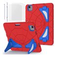 thumbnail image 1 of for iPad Air M3/M2 11" (2025/2024) Case with Bulit-in Kickstand, Screen Protector & Stylus Pen, Soft Silicone & Hard PC 2in1 Hybrid Rugged Spider Armor Protective Cover Kids Man, 1 of 8