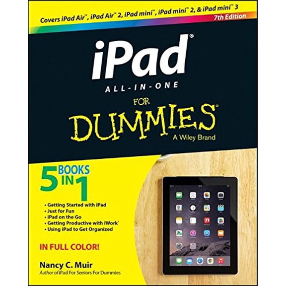 Pre-Owned Ipad All-In-One for Dummies, 7th Edition Paperback