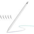 thumbnail image 1 of iPad Apple Pencil 9th&10th Generation, Fast Charge Stylus Pen for Palm Rejection and Tilt Sensitivity, Compatible with iPad Pro 11/12.9in, Mini 5/6, iPad 6/7/8/9/10, Air 3/4/5 (White), 1 of 6
