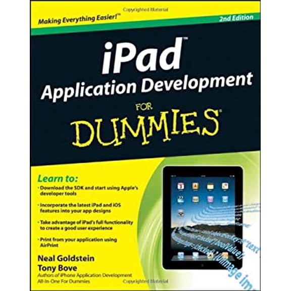 Pre-Owned iPad Application Development for Dummies (Paperback) 0470920505 9780470920503
