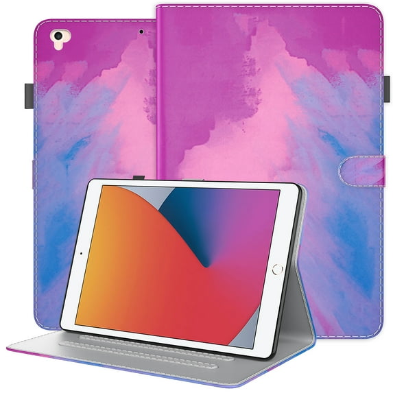 iPad Case 9.7 Inch 2017 2018/iPad air Case/iPad Air 2 Case, Protective PU Leather Adjustable Stand Auto Wake/Sleep Smart Case for iPad 9.7 inch(6th Gen,5th Gen)/iPad Air 2/iPad Air,E