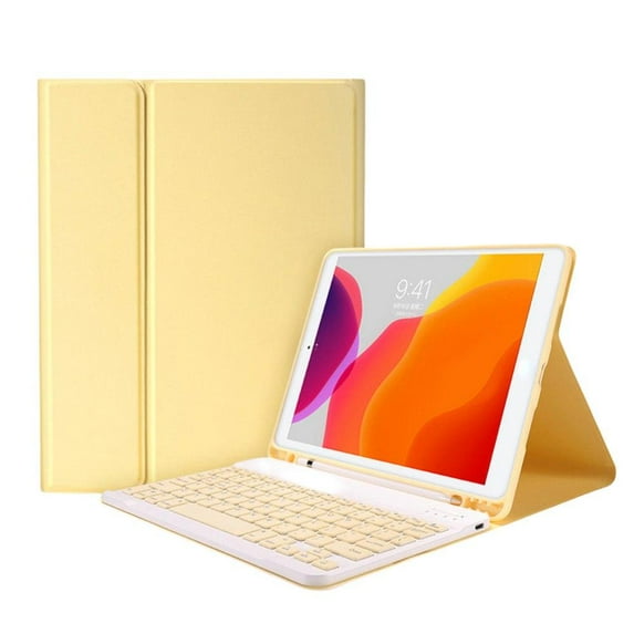 iPad Case with Keyboard 9th/8th/7th Gen 10.2, iPad Pro 10.5/Air 3rd Gen 2019 2017, Smart Case with Keyboard iPad 10.2" 9th 8th Gen 2020 7th 2019 Tablet Detachable Bluetooth Keyboard with Pencil Holder