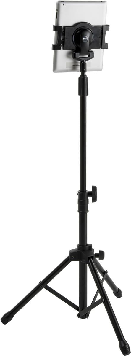 iPad Floor Stand, Tripod Base, Height Adjustable, Telescoping Post