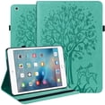thumbnail image 1 of iPad Mini 1/2/3/4/5 Case, Slim Premium PU Leather Folio Stand Cover with Auto Sleep/Wake & Pencil Holder, Green, 1 of 6