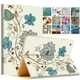 thumbnail image 1 of iPad Mini 3 2 1 Gen 7.9 Inch [ Mini 3rd 2nd 1st ] A1599 A1600 A1489 A1490 A1491 A1432 A1454 A1455 Printed Folio Magnetic Protective Sleek & Classic Design Cover - Watercolor Flowers, 1 of 7