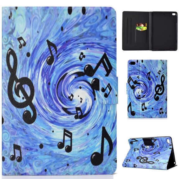 iPad Mini 4 3 2 1 Case, Allytech PU Leather Folio Multi Angles Stand Smart Cover with Auto Wake Sleep for Apple 7.9-inch iPad Mini 4 3 2 1 Tablet, Music
