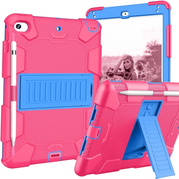 iPad Mini 4 Case, iPad Mini 5 Case, Cellularvilla Heavy Duty Stylus Holder Shockproof Rugged High Impact Protective Kickstand Case Cover For Apple iPad Mini 4 / 5 (4th / 5th Gen)