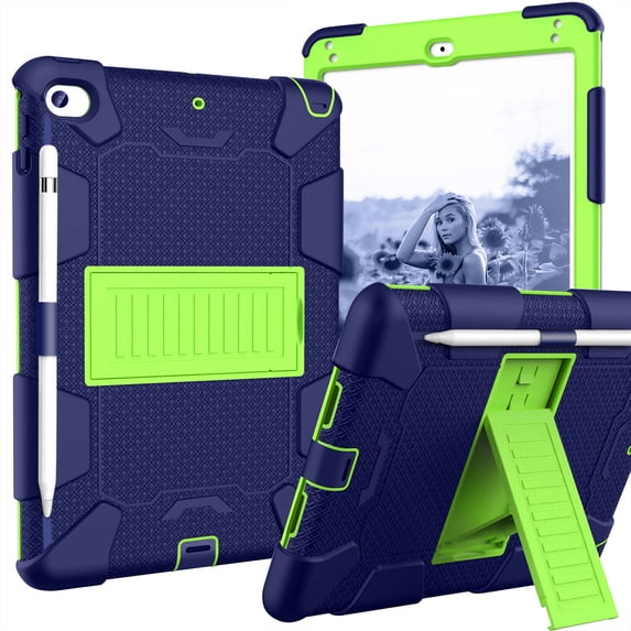 iPad Mini 4 Case, iPad Mini 5 Case, Cellularvilla Heavy Duty Stylus Holder Shockproof Rugged High Impact Protective Kickstand Case Cover For Apple iPad Mini 4 / 5 (4th / 5th Gen)