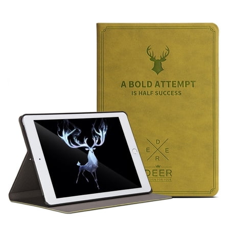 iPad Mini 4th 5th Gen 7.9 Inch [ Mini 5 4 Gen ] A2133 A1538 MUXH2LL/A MUXF2LL/A MK882LL/A MK862LL/A Smart Slim Auto Sleep / Wake Function with Adjustable Viewing Angle Stand Flip Cover - Green