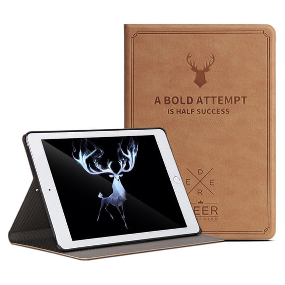 iPad Mini 4th 5th Gen 7.9 Inch [ Mini 5 4 Gen ] A2133 A1538 MUXH2LL/A MUXF2LL/A MK882LL/A MK862LL/A Smart Slim Auto Sleep/Wake Function with Adjustable Viewing Angle Stand Flip Cover - Camel