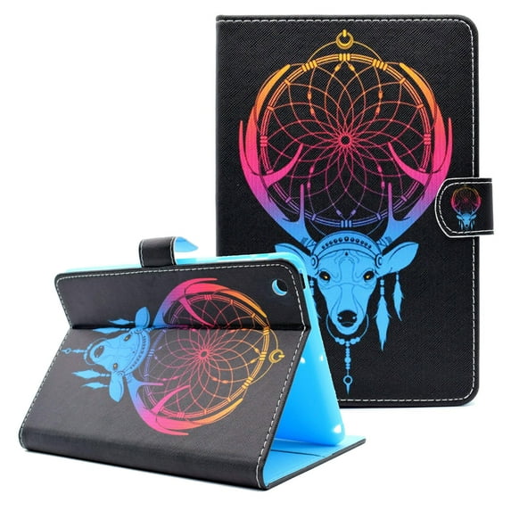iPad Mini 4th Gen Case 7.9", Allytech Synthetic Leather Ultra Slim Stand Protective Auto Sleep Wake Shockproof Folio Book Cover with Cards Holder Wallet Case for Apple iPad mini 4, Elk