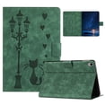 thumbnail image 1 of for iPad Mini 5/4/3/2/1 7.9" 2019/2015/2014/2013/2012 Case PU Leather Folio Tablet Cover, Smart Auto Wake/Sleep Flip Stand Case Embossed Pattern Magnetic Clasp Protective Case, Green, 1 of 9