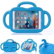 iPad Mini 5 Case for Kids, iPad Mini 1 2 3 4 Case, Allytech EVA Silicone Convert Stand Handle Full Body Protection Shockproof Children Toddler Proof Case Cover for Apple iPad Mini 5 4 3 2 1, Blue