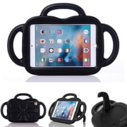 iPad Mini 5 Case for Kids, iPad Mini 1 2 3 4 Case, Allytech EVA Silicone Convert Stand Handle Full Body Protection Shockproof Children Toddler Proof Case Cover for Apple iPad Mini 5 4 3 2 1, Black