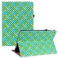 thumbnail image 1 of iPad Mini 5 Case, iPad Mini 4 3 2 1 Cover with Pencil Holder/Card Slots, Allytech [Auto Wake Sleep] [Multi-Angle Viewing Stand] [Elastic Band] Shockproof Case for iPad Mini 7.9" 5th Gen 2019, Green, 1 of 8