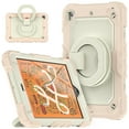 thumbnail image 1 of iPad Mini 5 Case, iPad Mini 4 Case,Rugged Protective Case with Tempered Glass Film 360° Rotatable Kickstand Handle Kid Proof Case for Apple iPad Mini 5th/4th Generation 7.9 inch 2019/2015,Rosegold, 1 of 8
