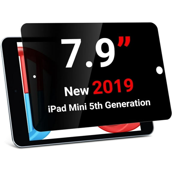 iPad Mini 5 Privacy Screen, Privacy Screen Protector Compatible with iPad Mini 5 (2019) and iPad Mini 4, Anti Blue Light Matte (PET)
