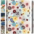thumbnail image 1 of iPad Mini 5th Mini 4th Generation 7.9 Inch [ Mini 5 4 ] A2133 A1538 MK6K2LL/A MK6J2LL/A MK6L2LL/A MUQY2LL/A MUQW2LL/A Ultra Slim Printed Smart PU Leather Flip Folio Book Cover - Yarn Flowers, 1 of 7