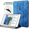 thumbnail image 1 of iPad Mini 5th Gen 2019 7.9 Inch [ Mini 5 ] A2133 A2124 A2126 MUXH2LL/A MUXF2LL/A MUXG2LL/A Protective Durable Shock Proof TPU Silicone Back Case with Pencil Holder - Blue, 1 of 7