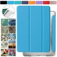 thumbnail image 1 of iPad Mini 5th Gen 2019 7.9 Inch [ Mini 5 ] A2133 A2124 A2126 MUXH2LL/A MUXF2LL/A MUXG2LL/A Shock Proof Magnetic Dual Angle Stand with Honeycomb Pattern Clear Back Cover - Blue, 1 of 8