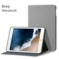 thumbnail image 1 of iPad Mini 6 Case (2021) 6th Generation iPad Mini 8.3 inch Case Vegan Leather Smart Cover with Auto Sleep/Wake Stand Function, Gray, 1 of 1