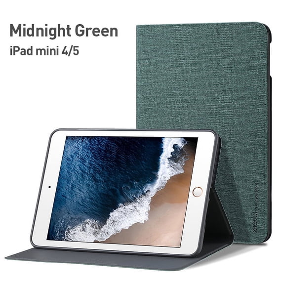 iPad Mini 6 Case (2021) 6th Generation iPad Mini 8.3 inch Case Vegan Leather Smart Cover with Auto Sleep/Wake Stand Function, Green