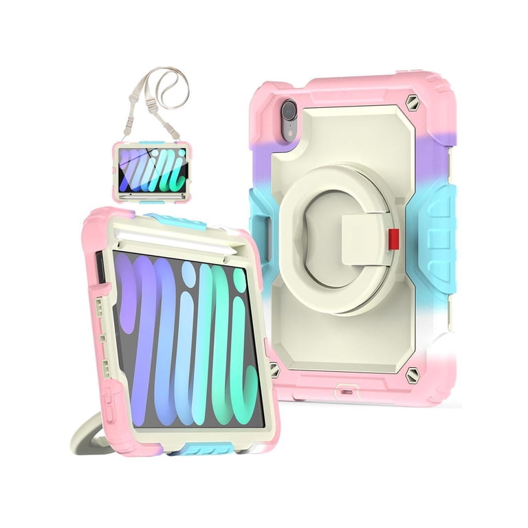 iPad Mini 6 Case 2021 8.3 Inch with Pencil Holder & Screen