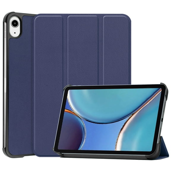 iPad Mini 6 Case 8.3", iPad Mini 6th Generation Case, TECHCIRCLE Slim PU Leather Tri-fold Stand Case Cover with Auto Wake/Sleep for Apple iPad Mini 6 2021 Release, Darkblue