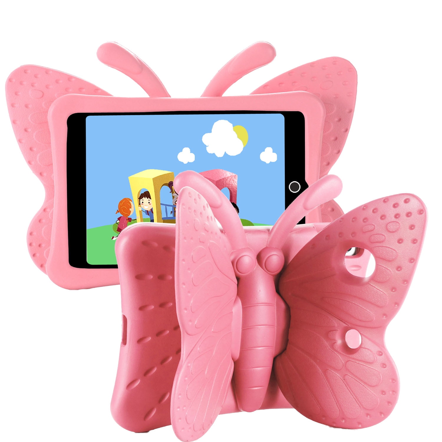 Custodia Per IPad Mini 6/7 Con Farfalla - Antiurto In Schiuma EVA, Con Supporto E Maniglia, Rosa, Per Ragazze - 5