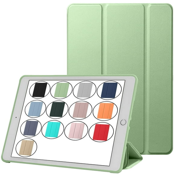 iPad Mini 7.9 Inch 3rd 2nd 1st Gen [ Mini 3 2 1 ] A1599 A1489 A1432 MGNV2LL/A MGYE2LL/A MGNR2LL/A ME276LL/A ME279LL/A ME277LL/A MD528LL/A Smart Auto Sleep/Wake Honeycomb TPU Back Cover - Tea Green