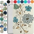 thumbnail image 1 of iPad Mini 7.9 Inch 5 Gen [ Mini 5th Gen 2019 ] A2133 A2124 A2126 MUXH2LL/A MUXF2LL/A MUXG2LL/A Trifold Printed Slim Adjustable Stand Feature Case with TPU Heat Dissipation Back - Watercolor Flowers, 1 of 6