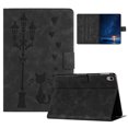 thumbnail image 1 of for iPad Mini 7th Gen 8.3" 2024 Case PU Leather Folio Tablet Cover, Smart Auto Wake/Sleep Flip Stand Case Embossed Pattern Magnetic Clasp Protective Case for iPad Mini 6th Gen 8.3" 2021, Black, 1 of 9