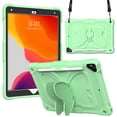 thumbnail image 1 of for iPad Mini 7th Gen 8.3" 2024 Kids Case with 3D Butterfly Stand & Pencil Holder, Tablet Case with Adjustable Shoulder Strap, Shockproof Protective Cover for iPad Mini 6th Gen 8.3" 2021, Green, 1 of 7
